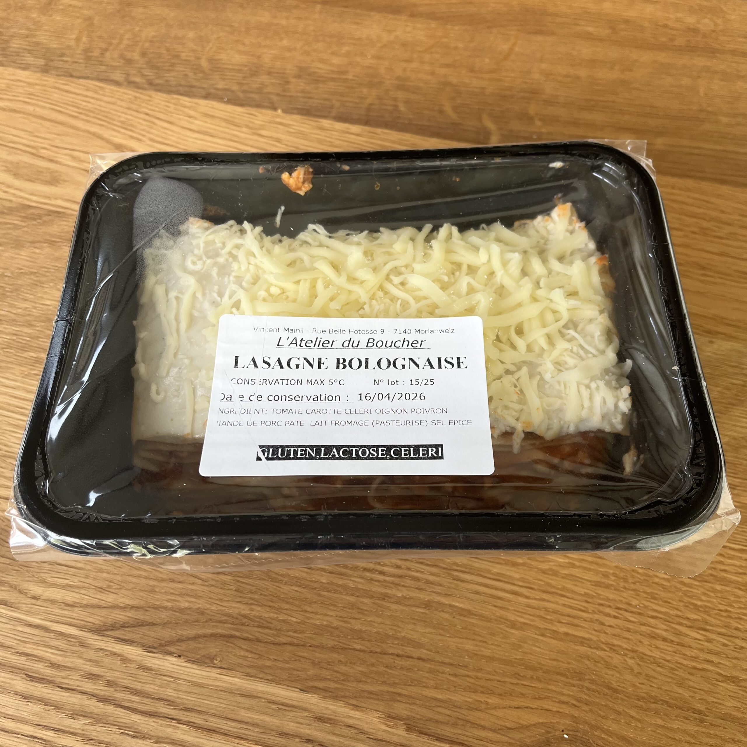 Lasagne bolognaise (min. 500 g)