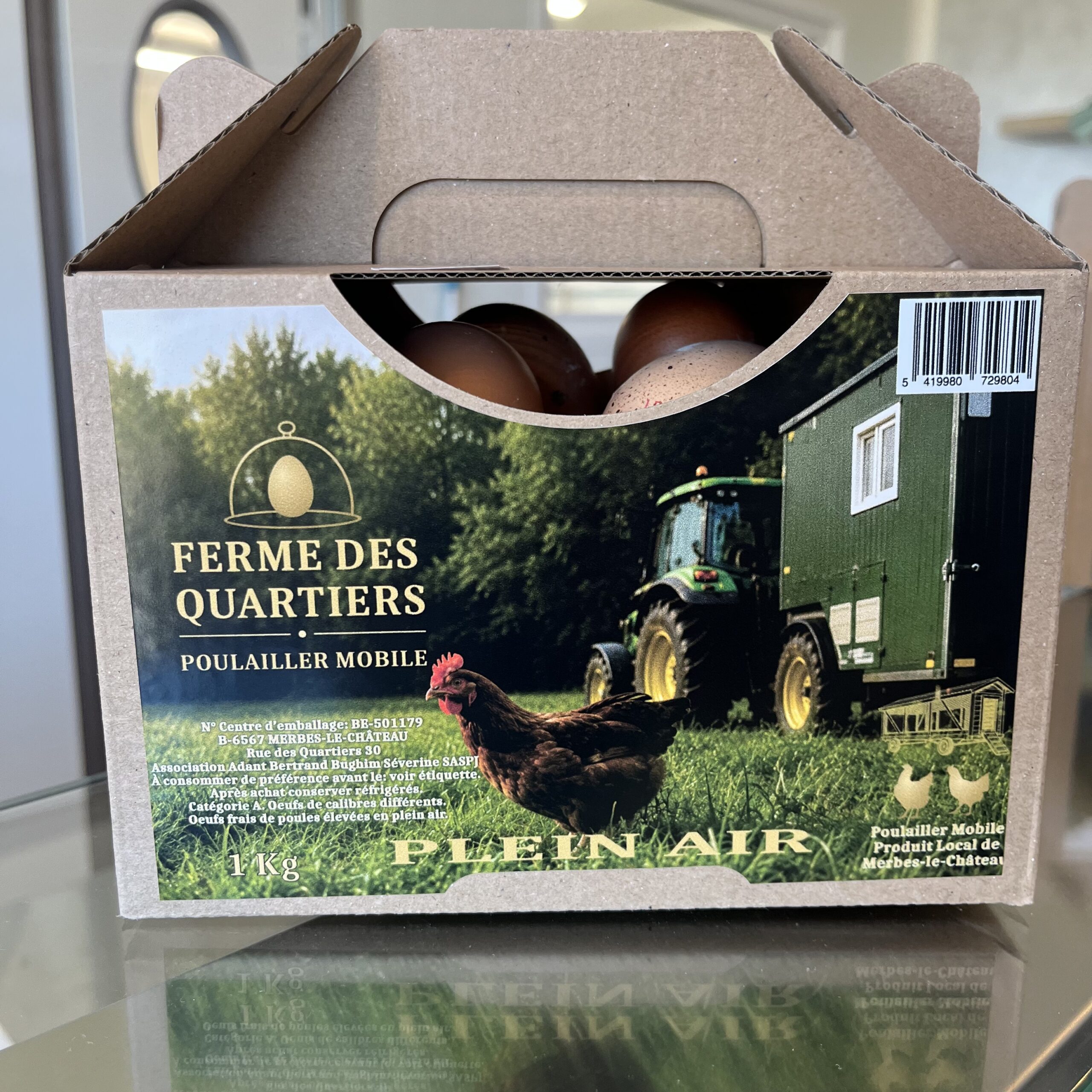 Œufs de la ferme des Quartiers (1 kg)