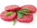 Hamburgers pur boeuf (4 pièces de 125 gr)